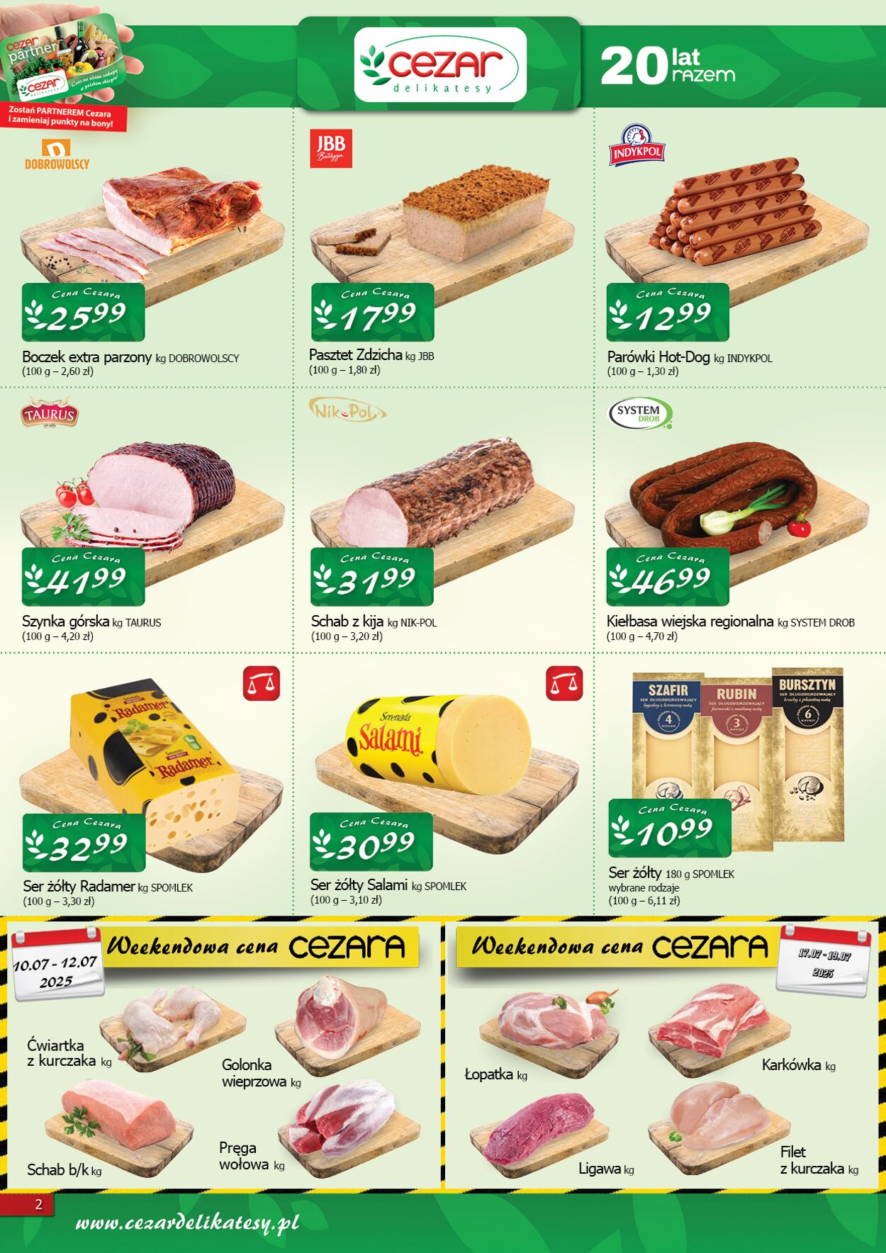 Delikatesy Cezar Gazetki promocyjne