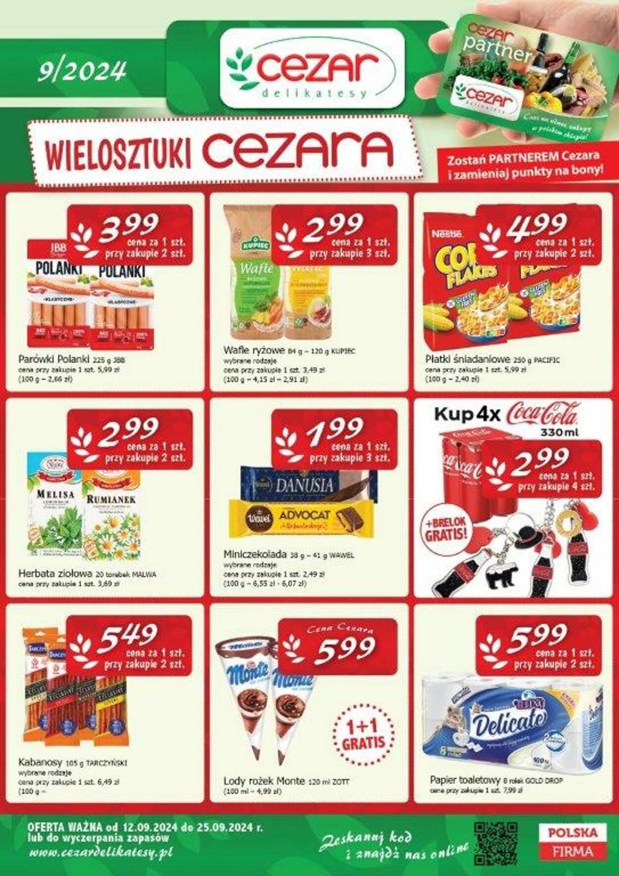 Delikatesy Cezar Gazetki promocyjne