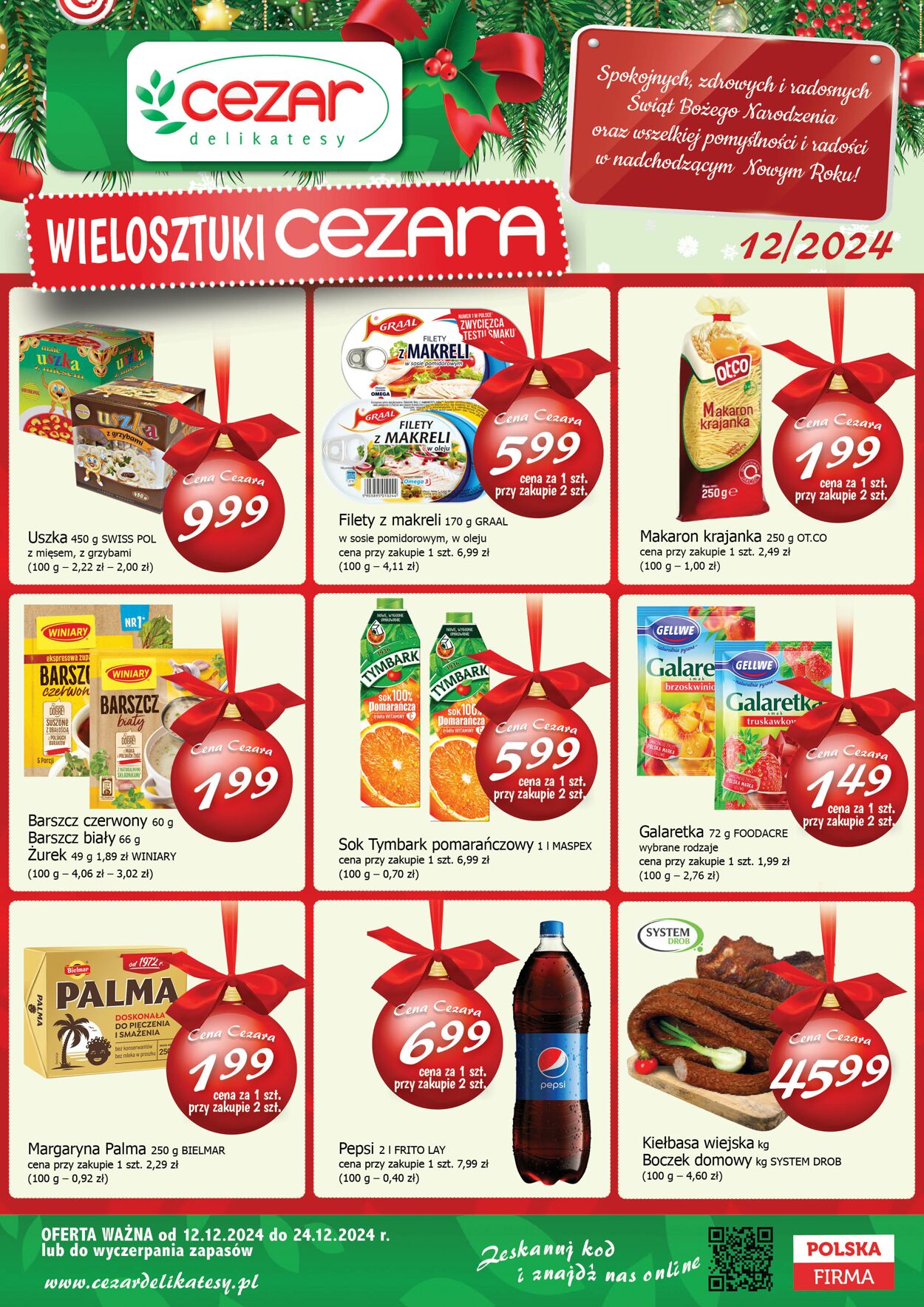 Delikatesy Cezar Gazetki promocyjne