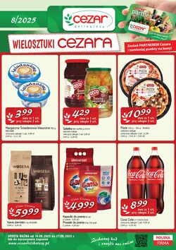 Gazetka Delikatesy Cezar 14.08.2025 - 27.08.2025