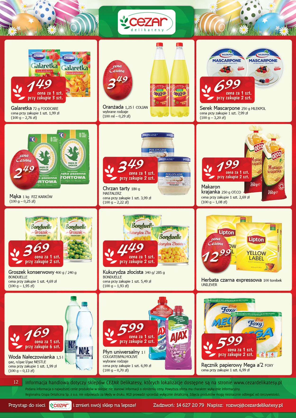 Gazetka Delikatesy Cezar 19.03.2026 - 04.04.2026