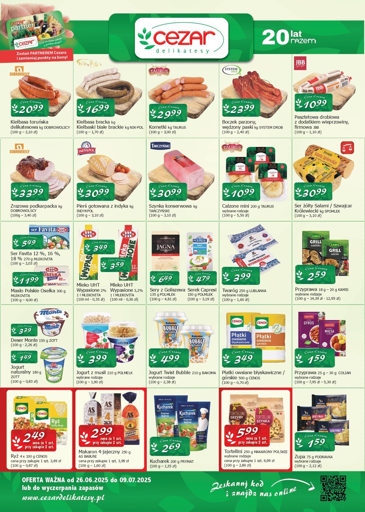 Delikatesy Cezar Gazetki promocyjne