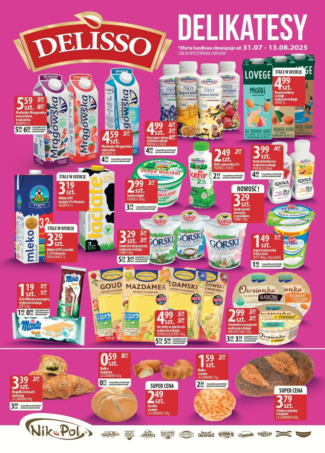 Gazetka Delisso 31.07.2025 - 13.08.2025