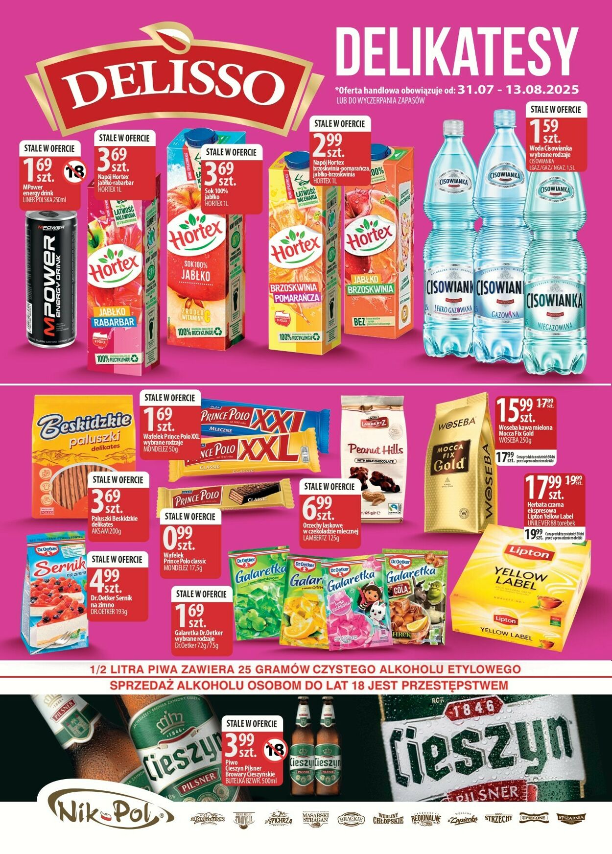 Gazetka Delisso 31.07.2025 - 13.08.2025
