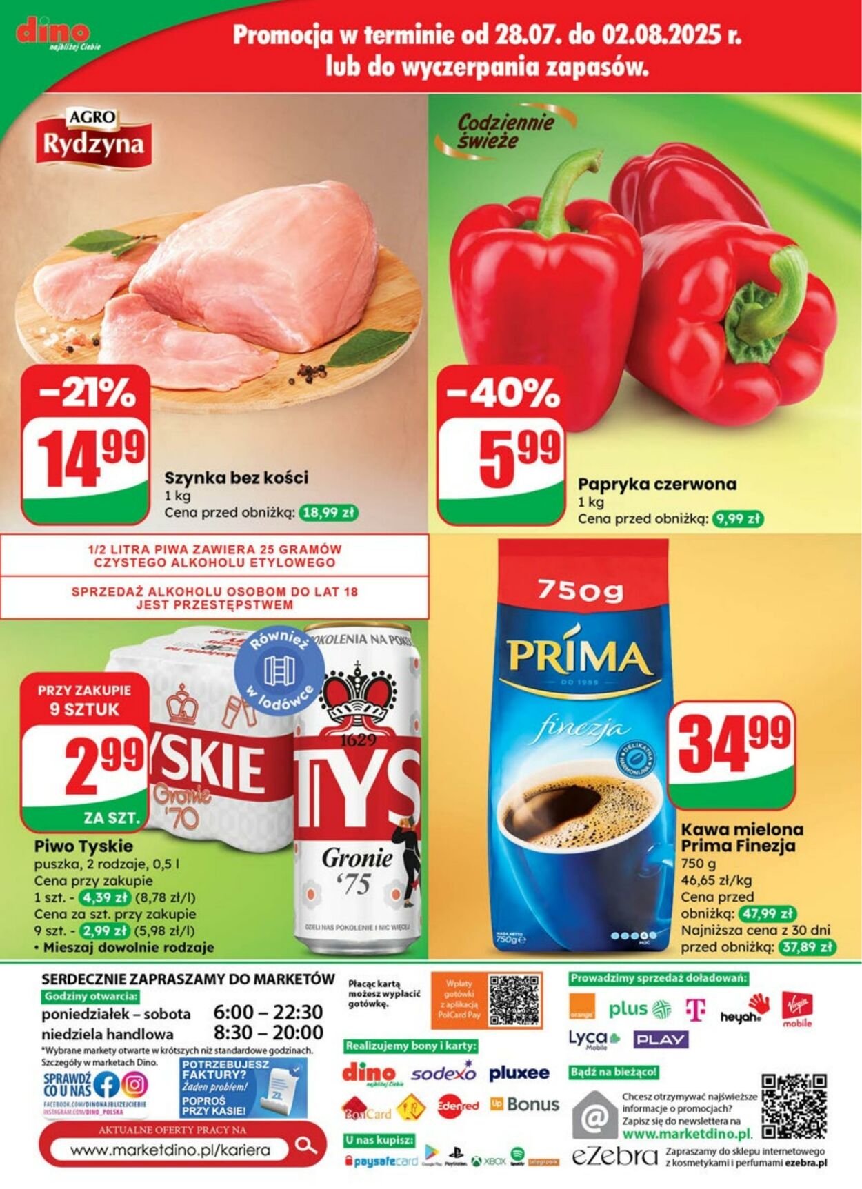 Gazetka DINO 30.07.2025 - 05.08.2025