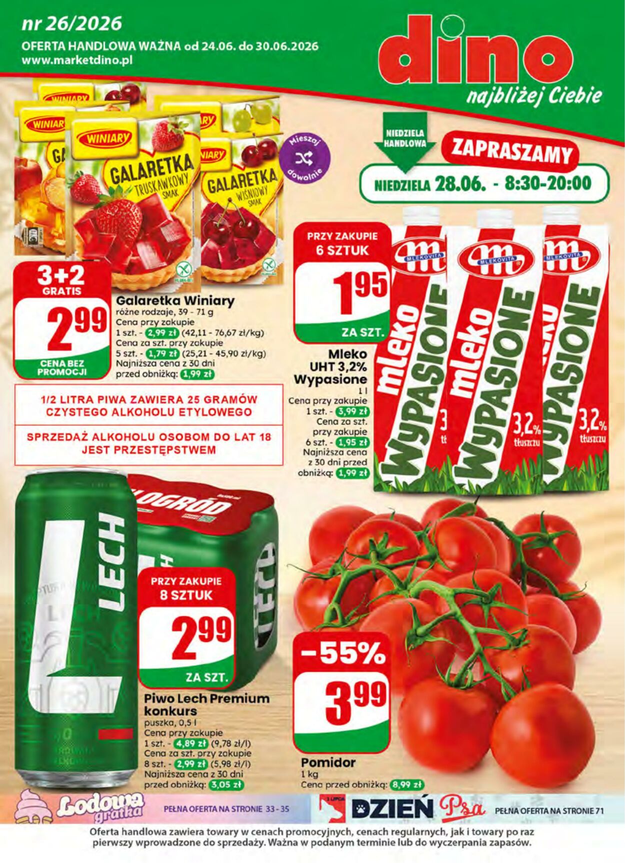 Gazetka DINO - Gazetka 26 / 2026 24 cze, 2026 - 30 cze, 2026