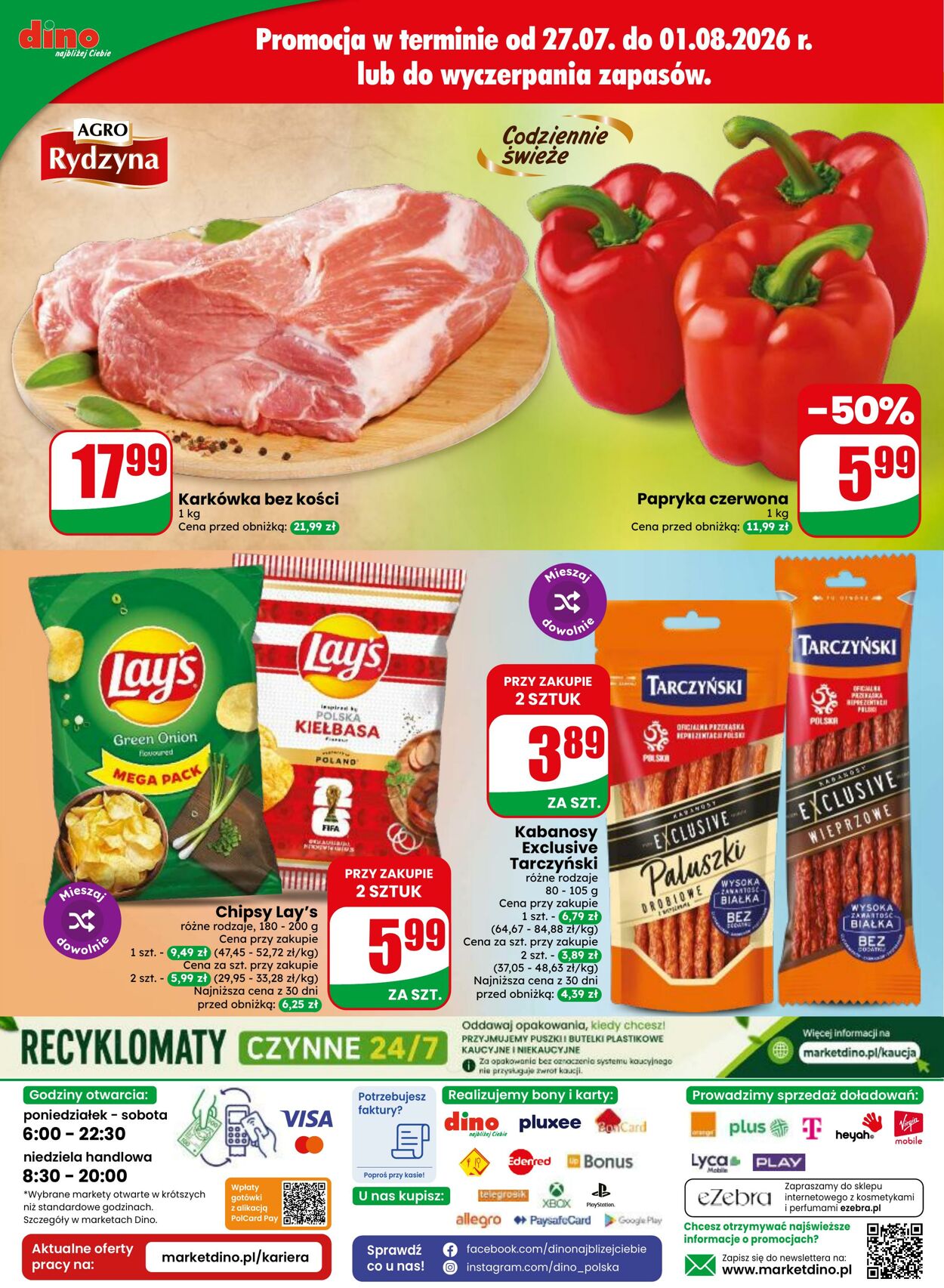 Gazetka DINO 29.07.2026 - 04.08.2026