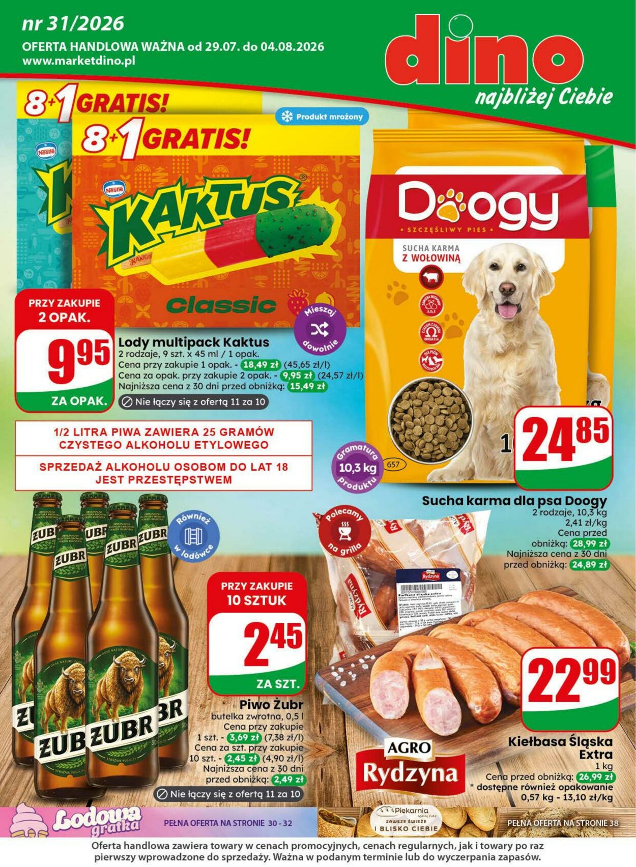 Gazetka DINO 29.07.2026 - 04.08.2026