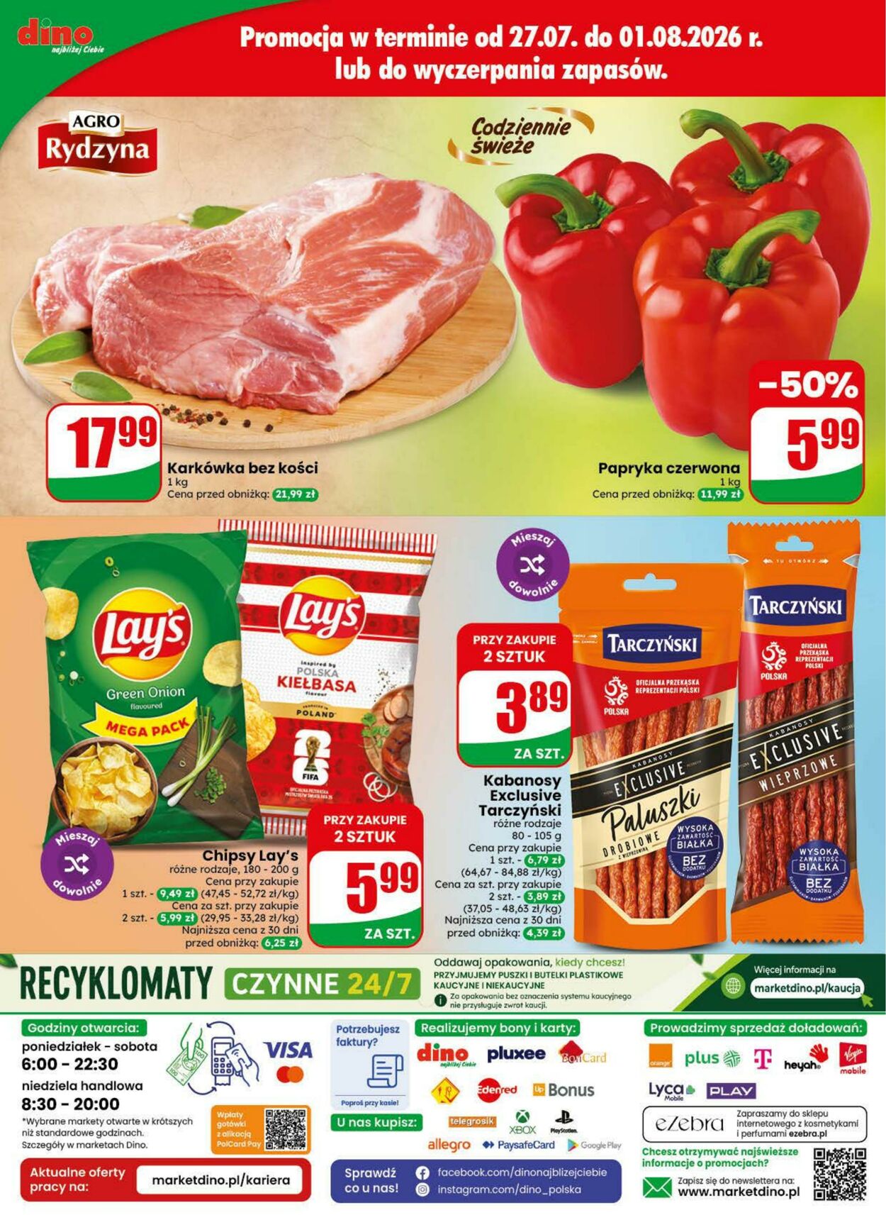 Gazetka DINO 29.07.2026 - 04.08.2026
