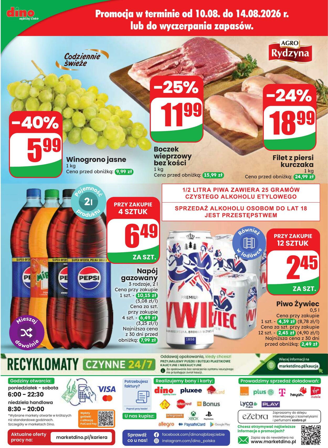Gazetka DINO 12.08.2026 - 18.08.2026