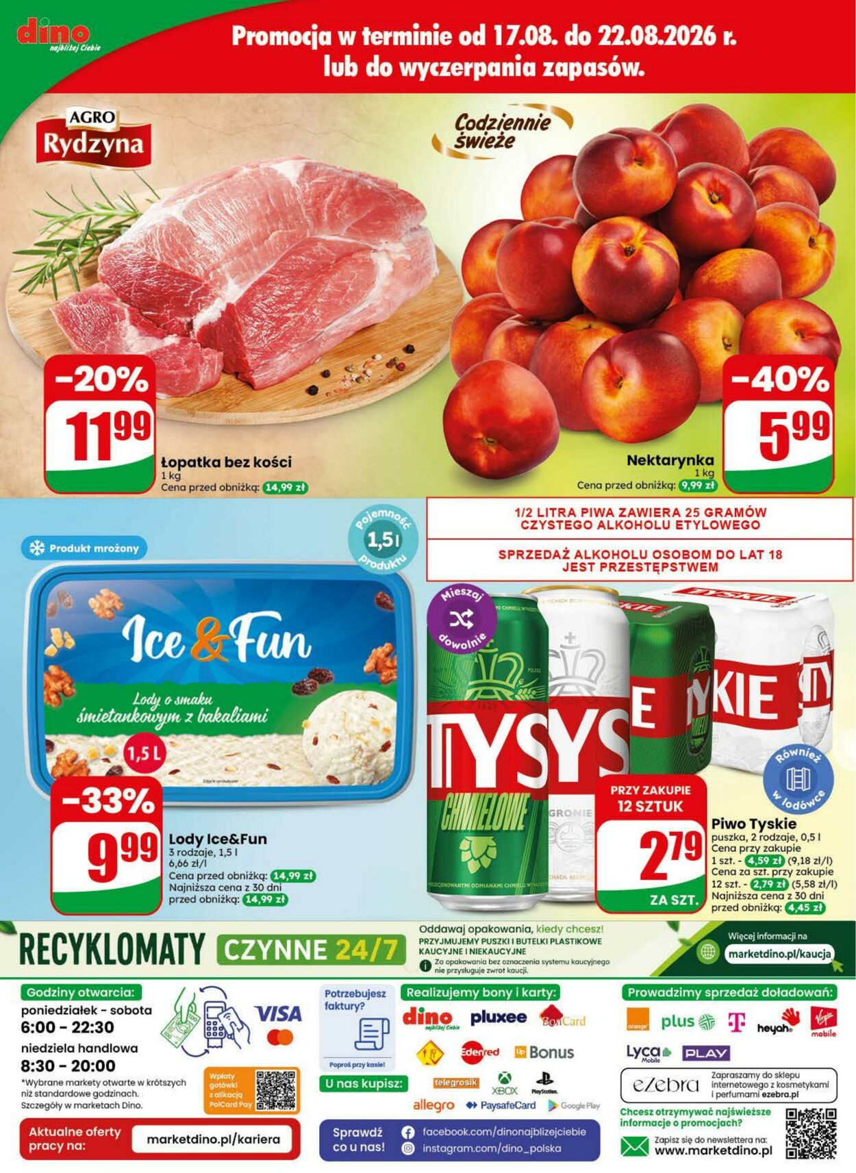 Gazetka DINO 19.08.2026 - 25.08.2026