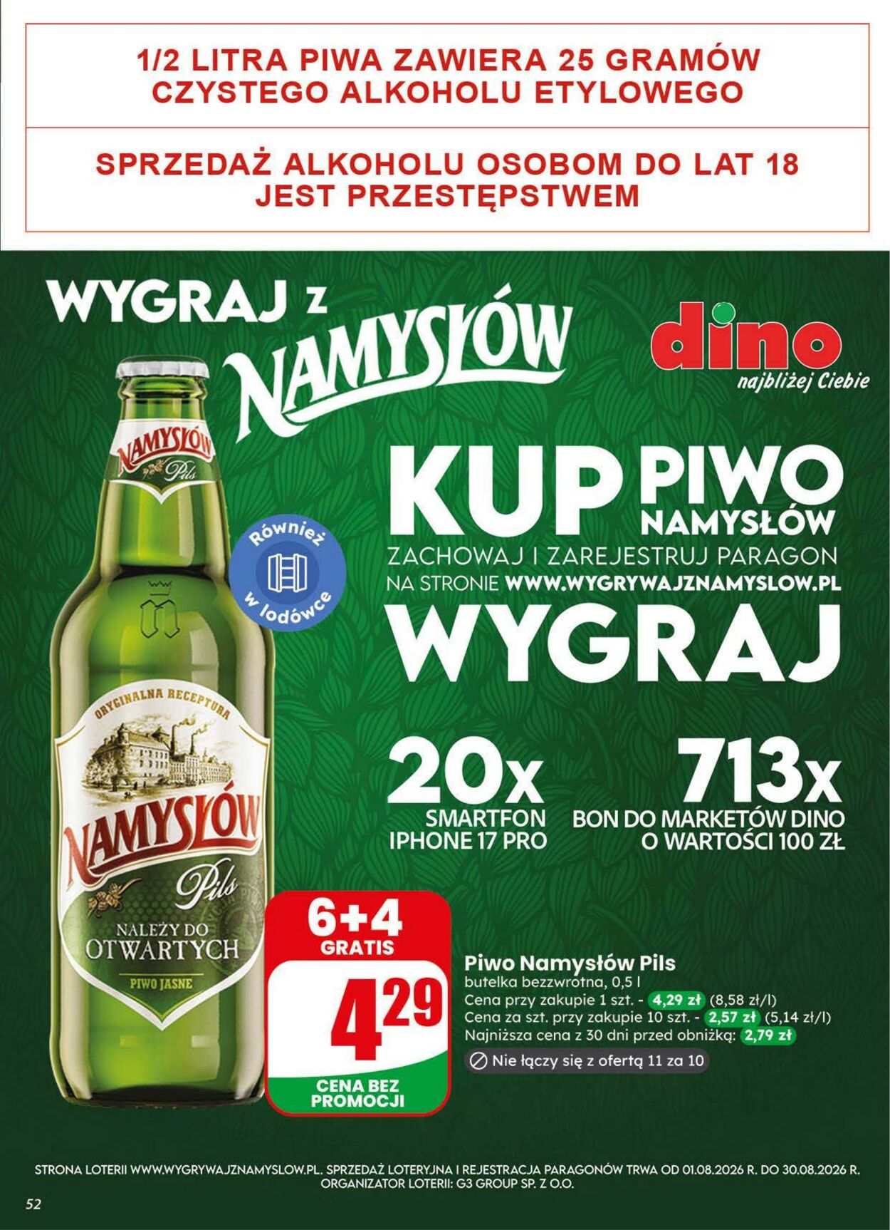 Gazetka DINO 19.08.2026 - 25.08.2026
