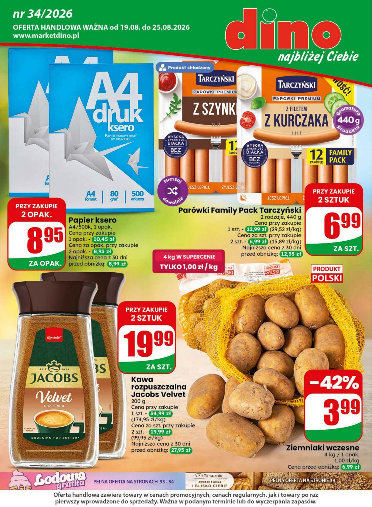 Gazetka DINO - Gazetka 34 / 2026 19 sie, 2026 - 25 sie, 2026