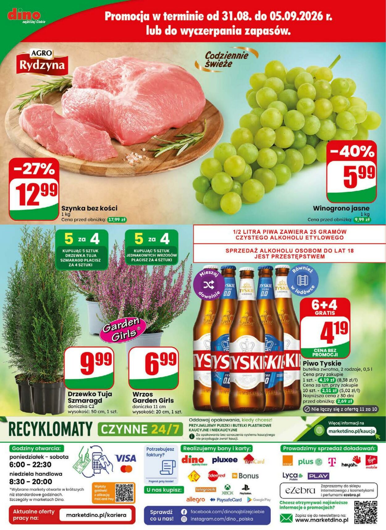 Gazetka DINO 02.09.2026 - 08.09.2026