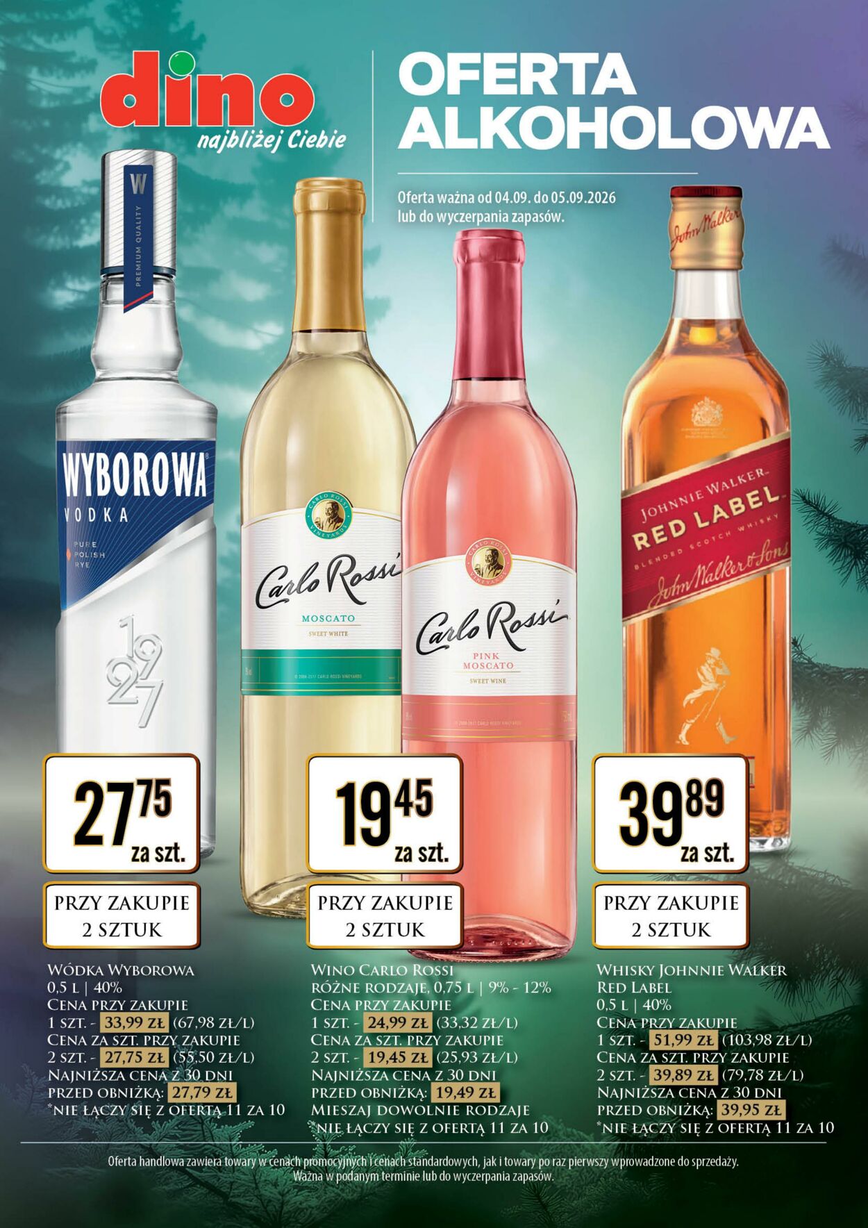 Gazetka DINO - Oferta alkoholowa 4 wrz, 2026 - 5 wrz, 2026