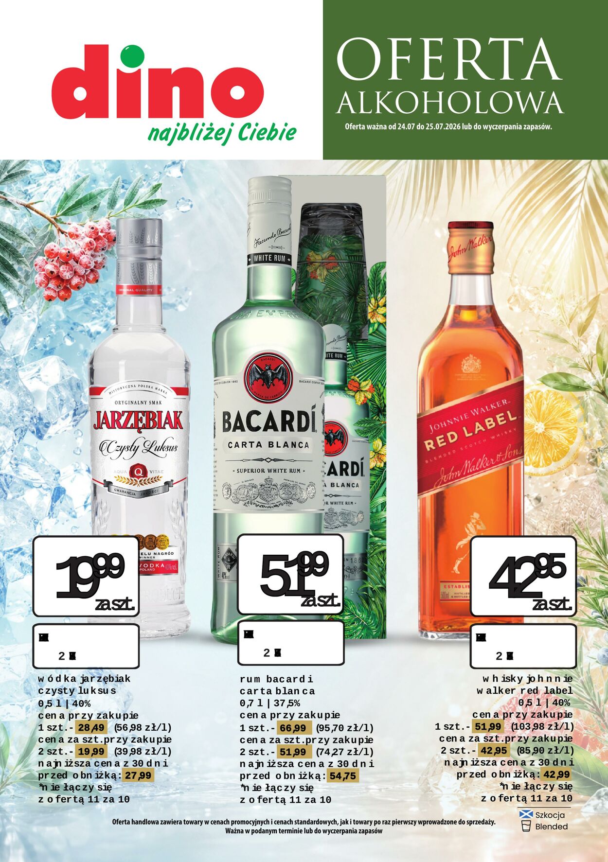 Gazetka DINO - Oferta alkoholowa 24 lip, 2026 - 25 lip, 2026