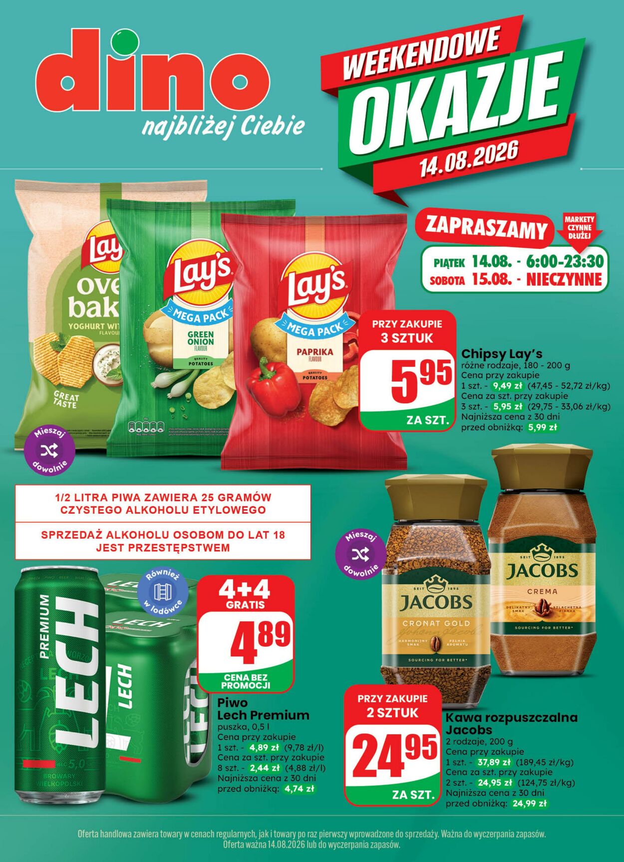 Gazetka DINO 14.08.2026 - 14.08.2026