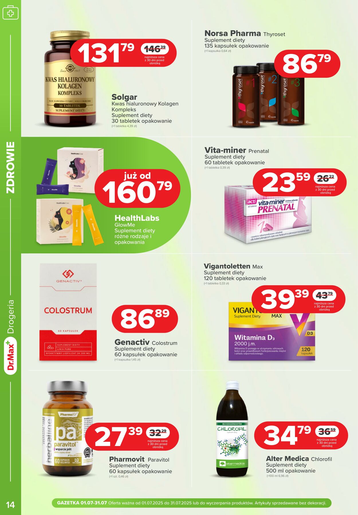 Gazetka Dr.Max Drogeria 01.07.2025 - 31.07.2025