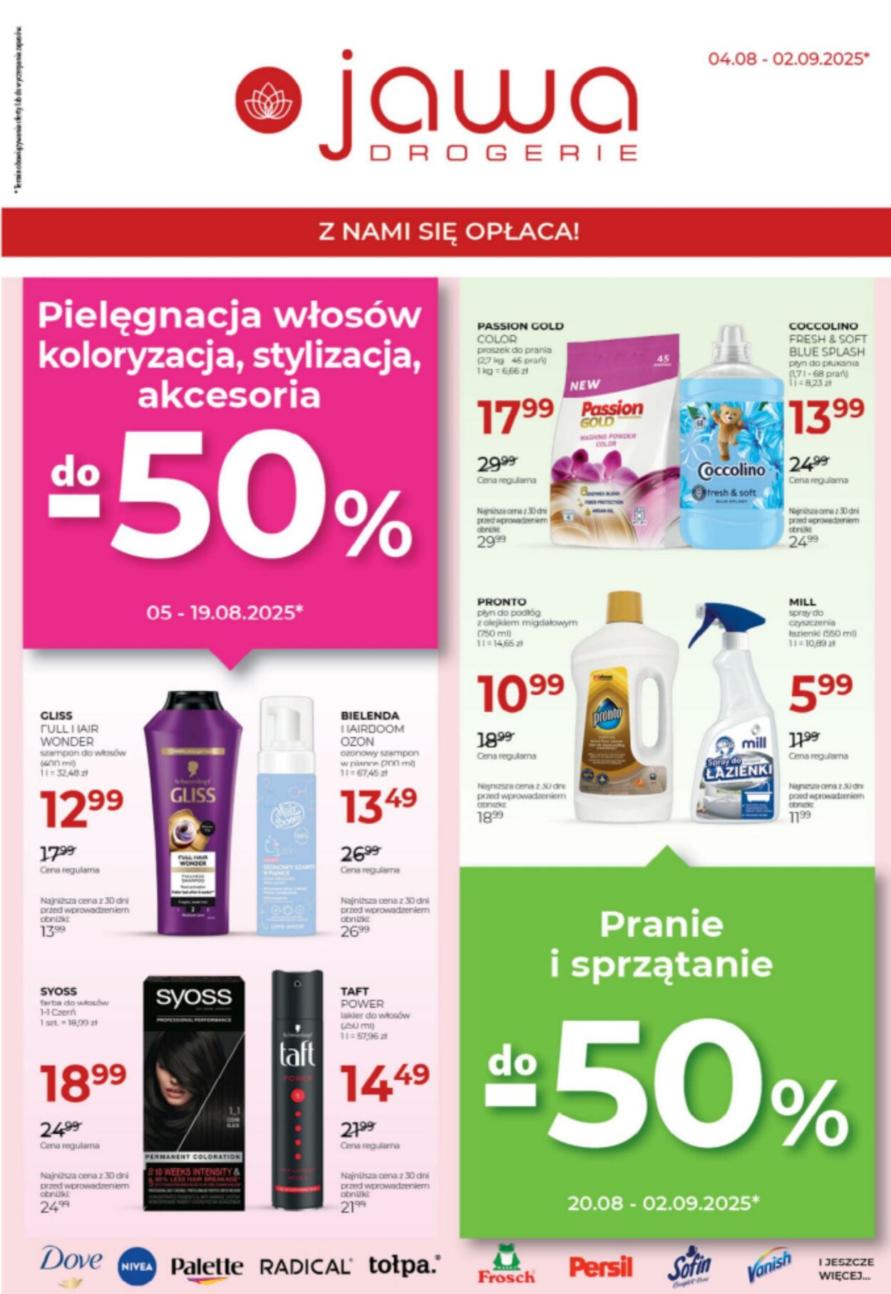 Gazetka Drogerie Jawa 04.08.2025 - 02.09.2025