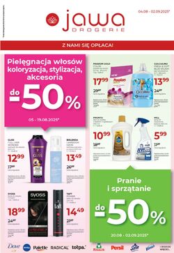 Gazetka Drogerie Jawa 04.08.2025 - 02.09.2025