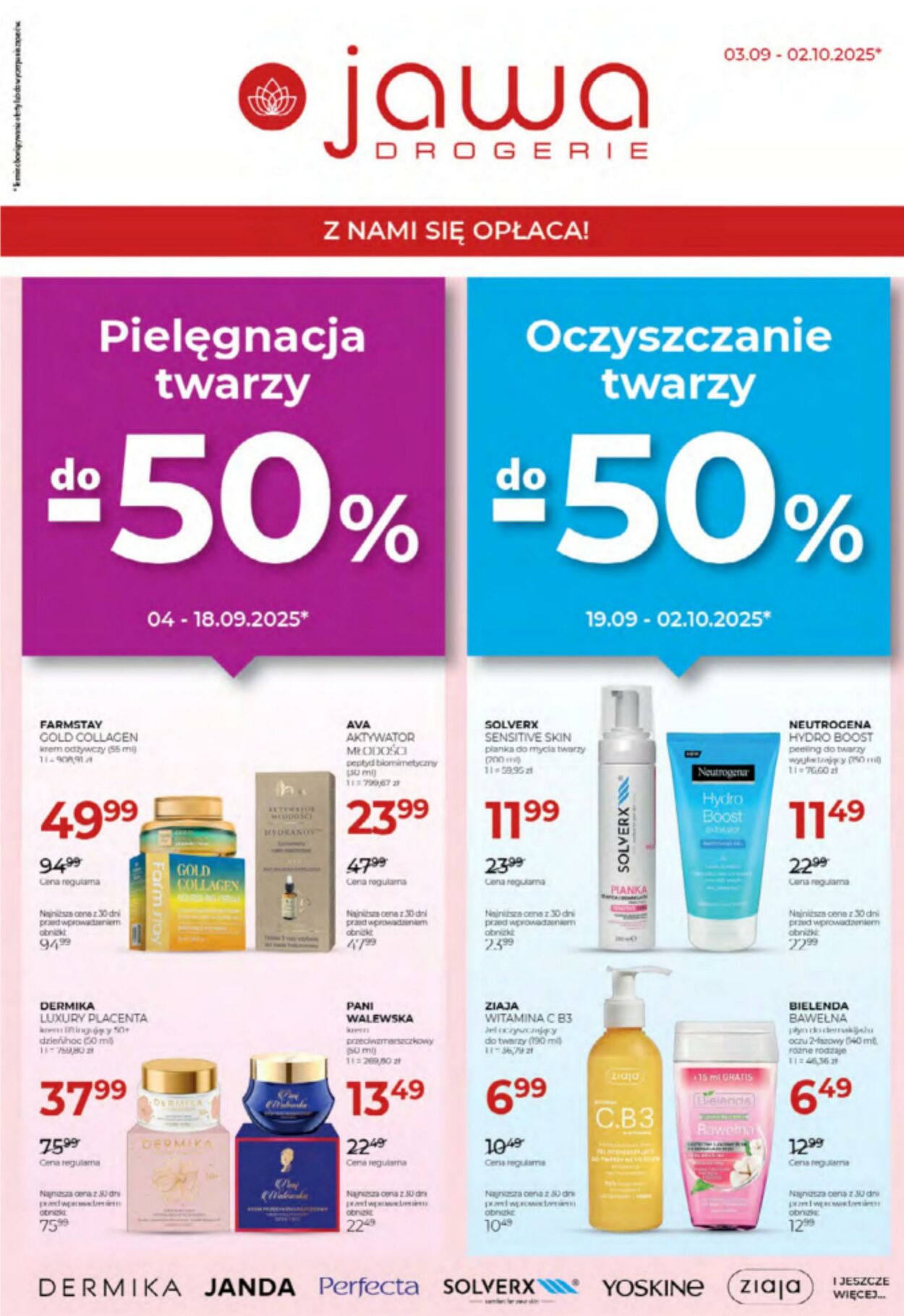 Gazetka Drogerie Jawa 03.09.2025 - 02.10.2025