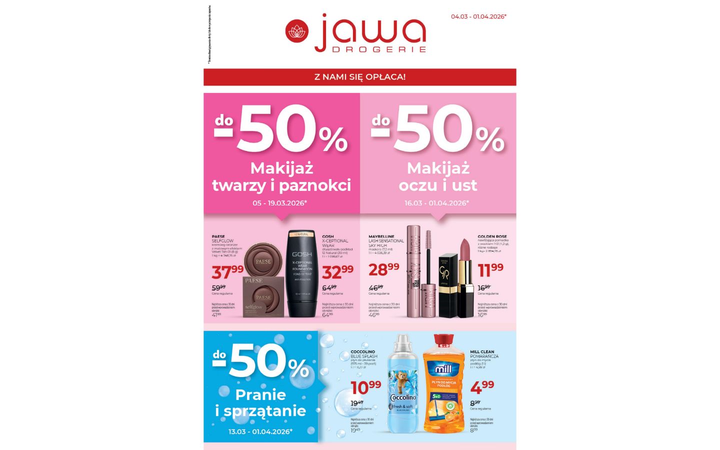 Gazetka Drogerie Jawa 05.03.2026 - 13.03.2026