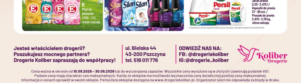 Gazetka Drogerie Koliber 07.09.2026 - 15.09.2026