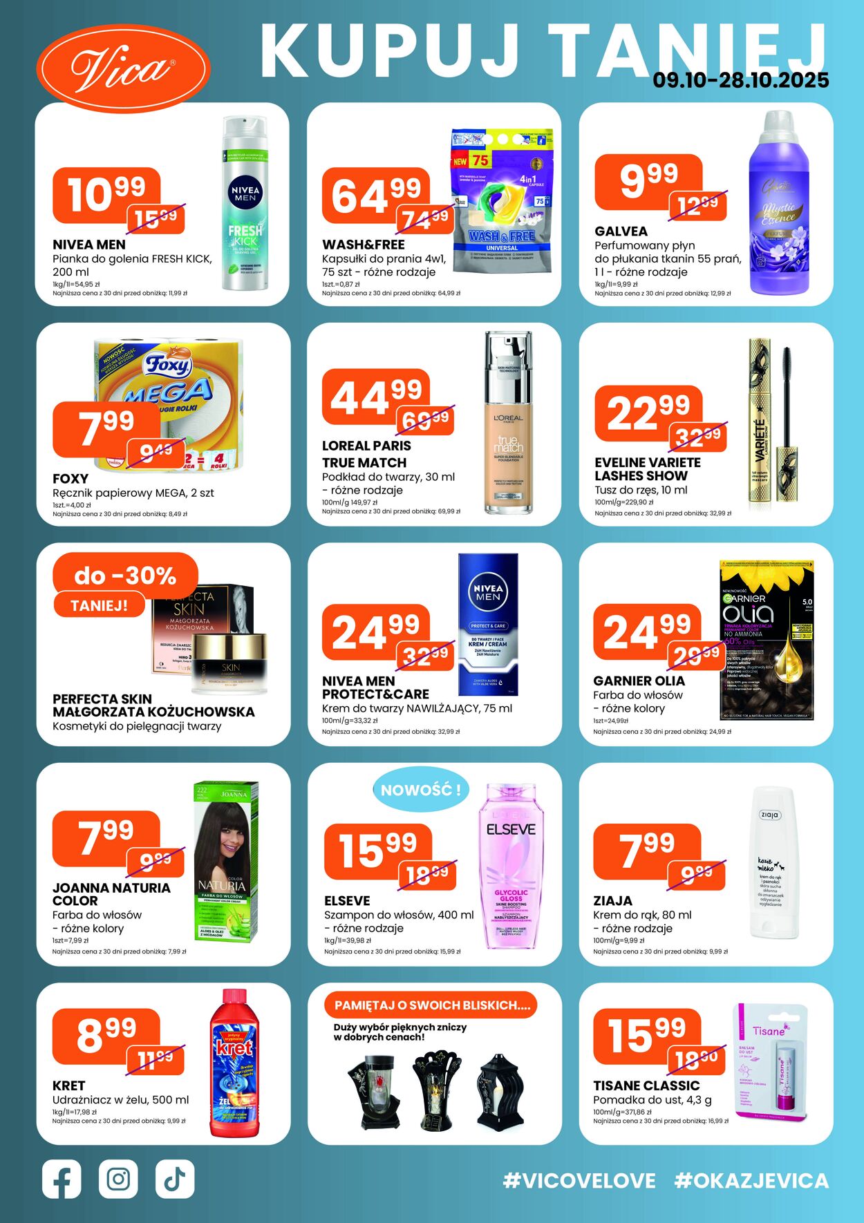 Gazetka Drogerie Vica 09.10.2025 - 28.10.2025