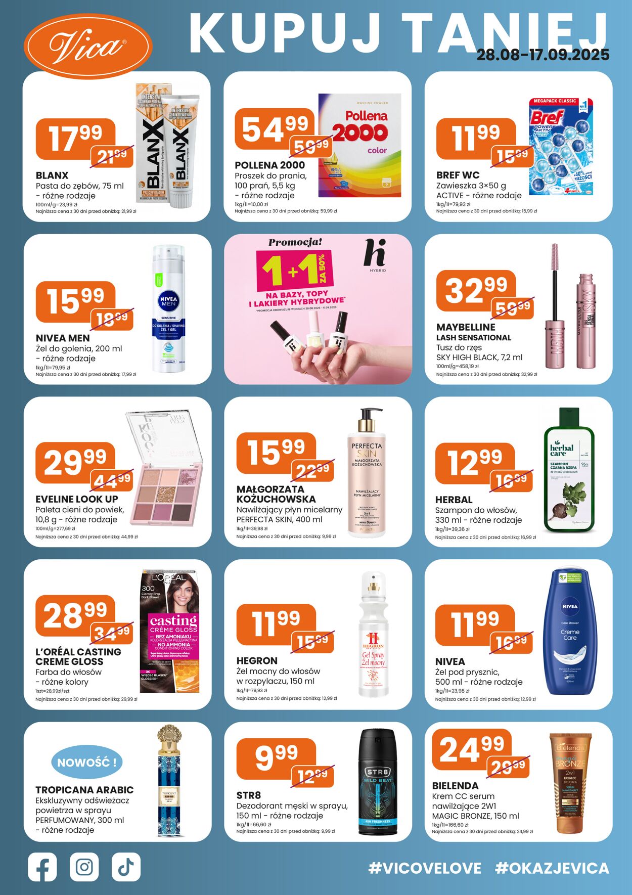 Gazetka Drogerie Vica 28.08.2025 - 17.09.2025