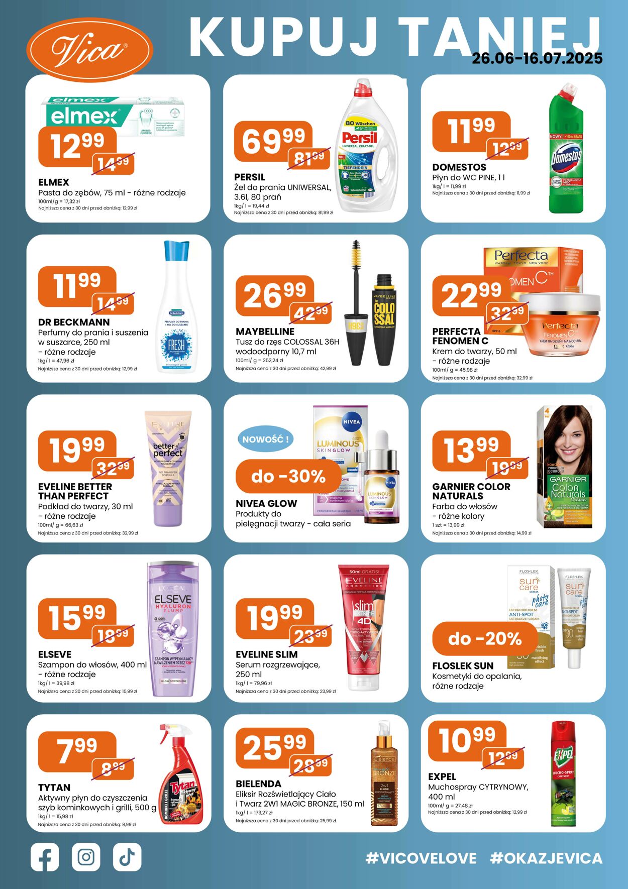Gazetka Drogerie Vica 26.06.2025 - 16.07.2025