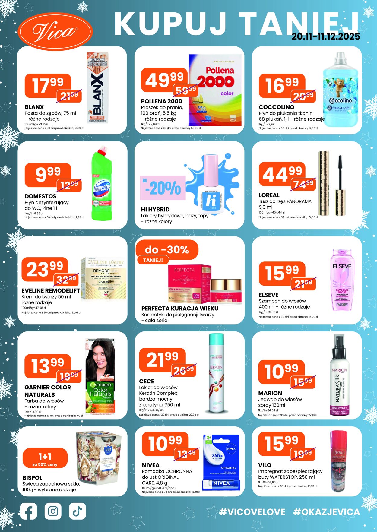 Gazetka Drogerie Vica 20.11.2025 - 11.12.2025