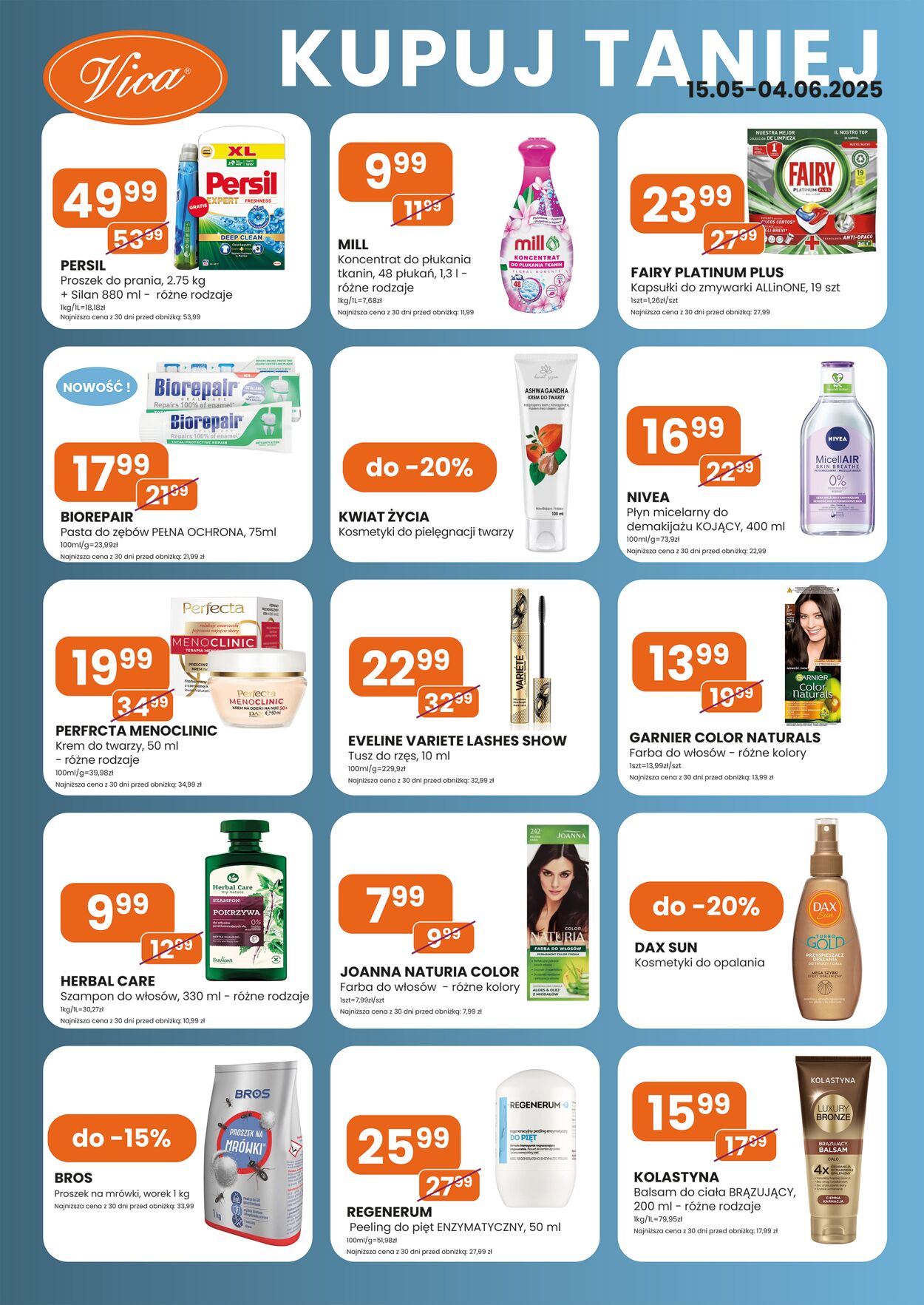 Gazetka Drogerie Vica 15.05.2025 - 04.06.2025