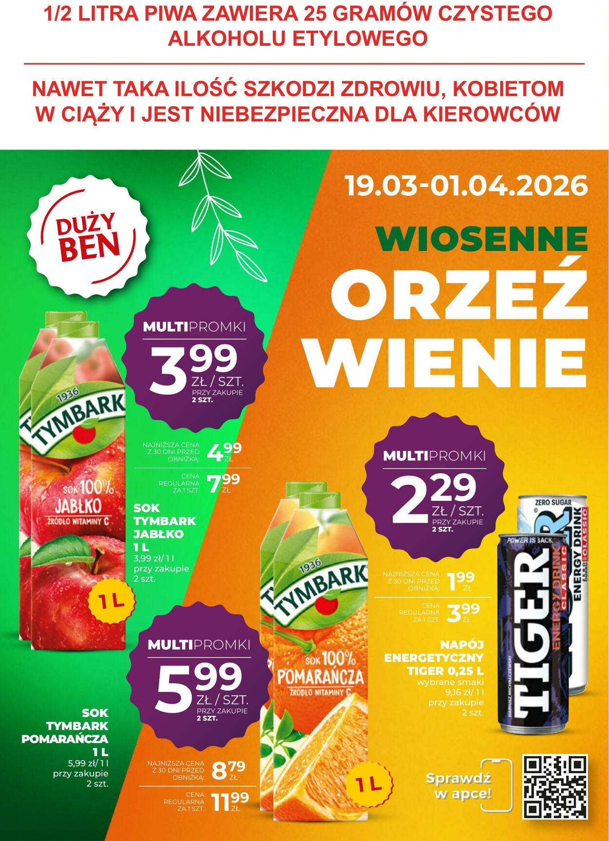 Gazetka Duży Ben 19.03.2026 - 27.03.2026