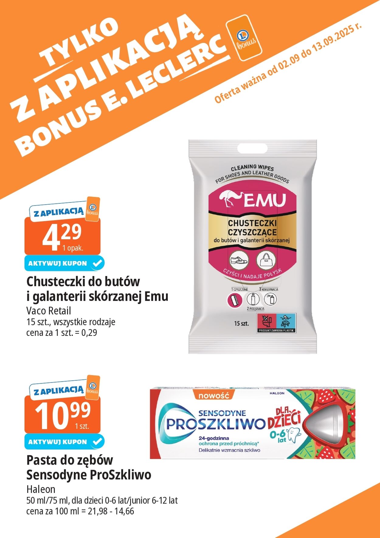 Gazetka E. Leclerc 02.09.2025 - 13.09.2025