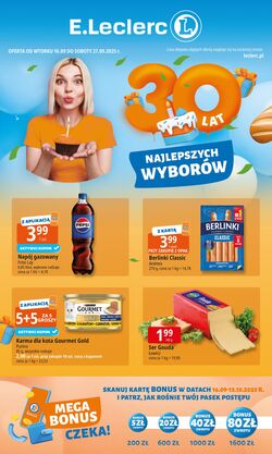 Gazetka E. Leclerc 16.09.2025 - 27.09.2025