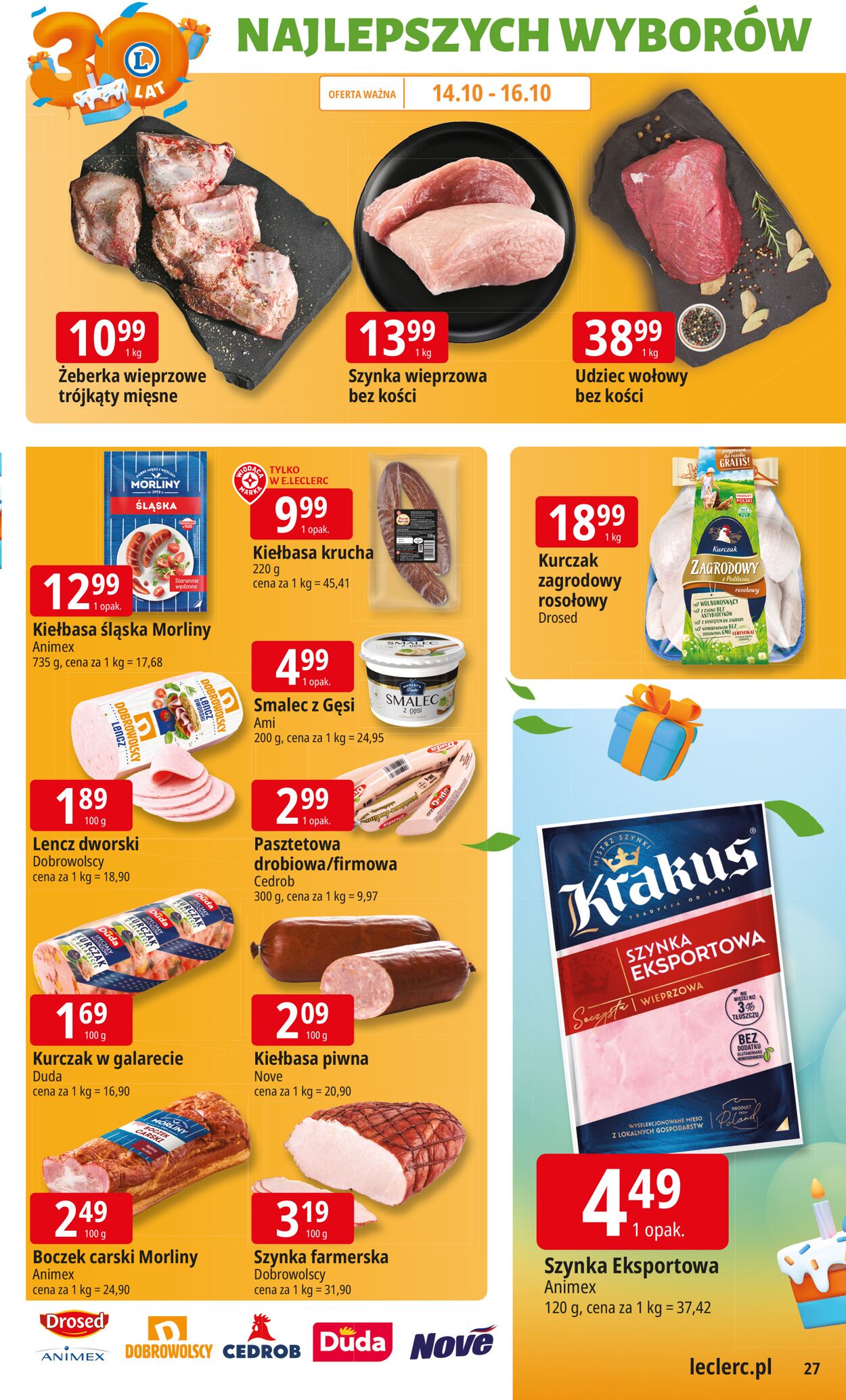Gazetka E. Leclerc 14.10.2025 - 25.10.2025