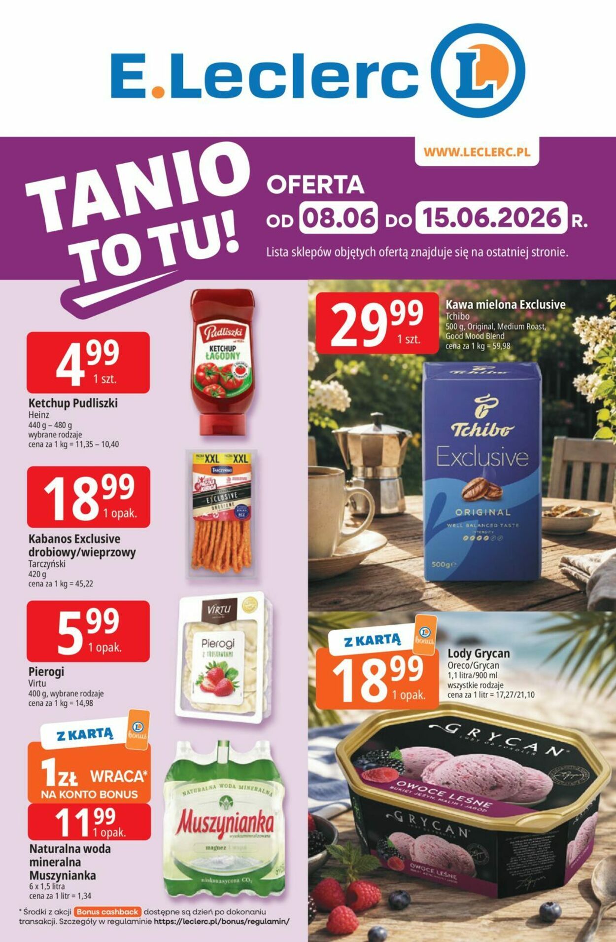 Gazetka E. Leclerc 08.06.2026 - 16.06.2026