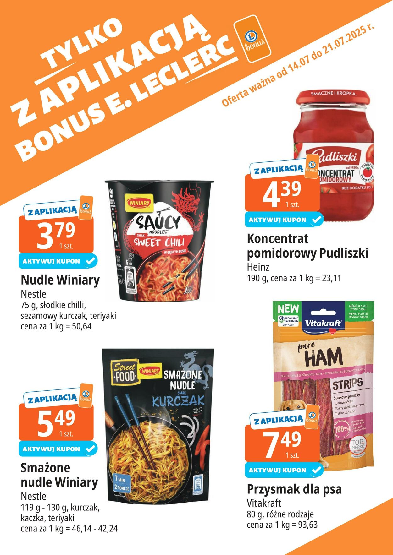 Gazetka E. Leclerc 14.07.2025 - 21.07.2025