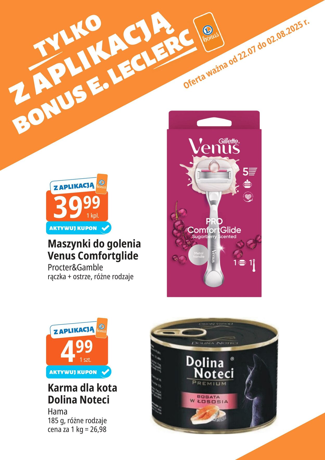 Gazetka E. Leclerc 22.07.2025 - 02.08.2025