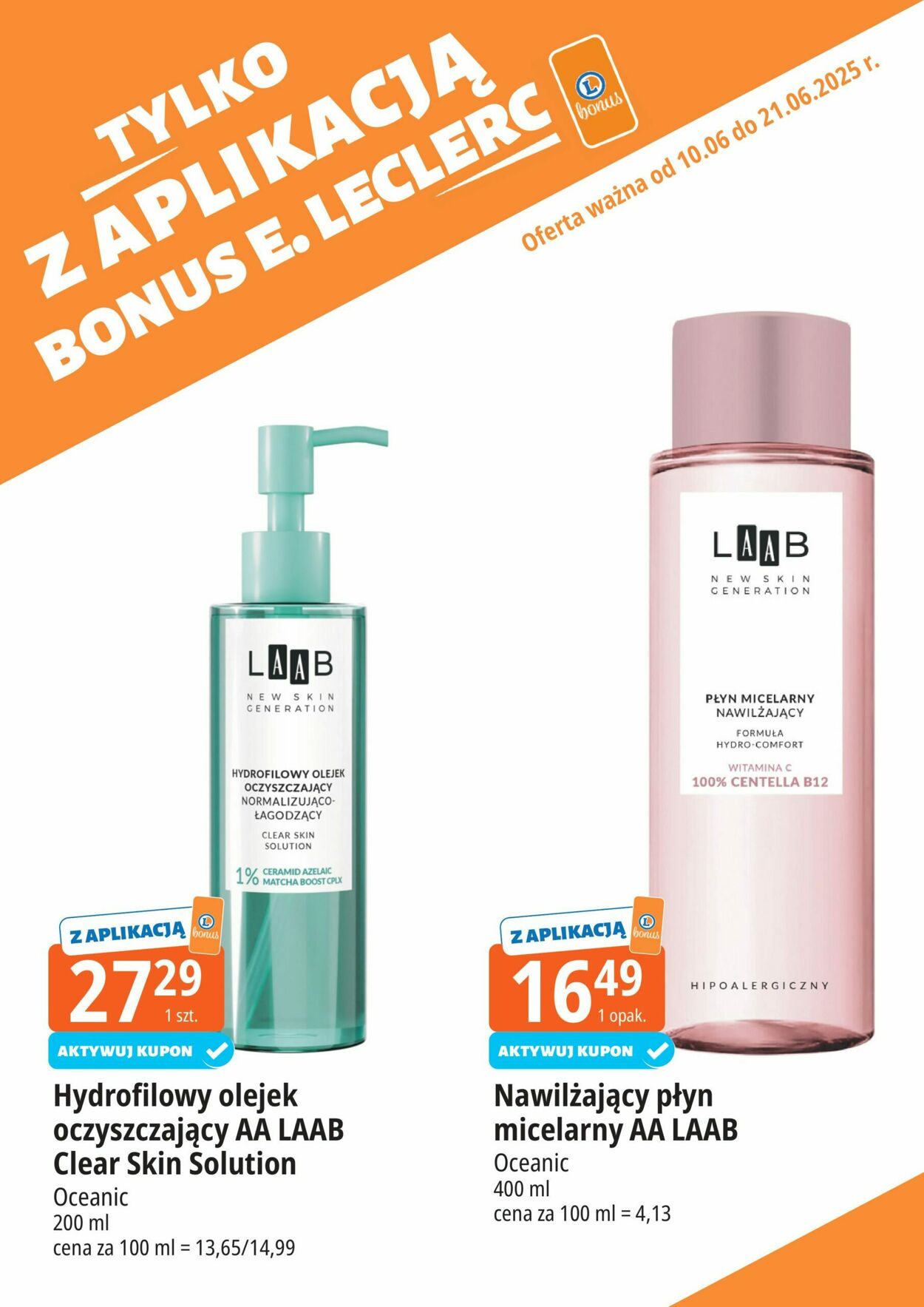 Gazetka E. Leclerc 10.06.2025 - 21.06.2025