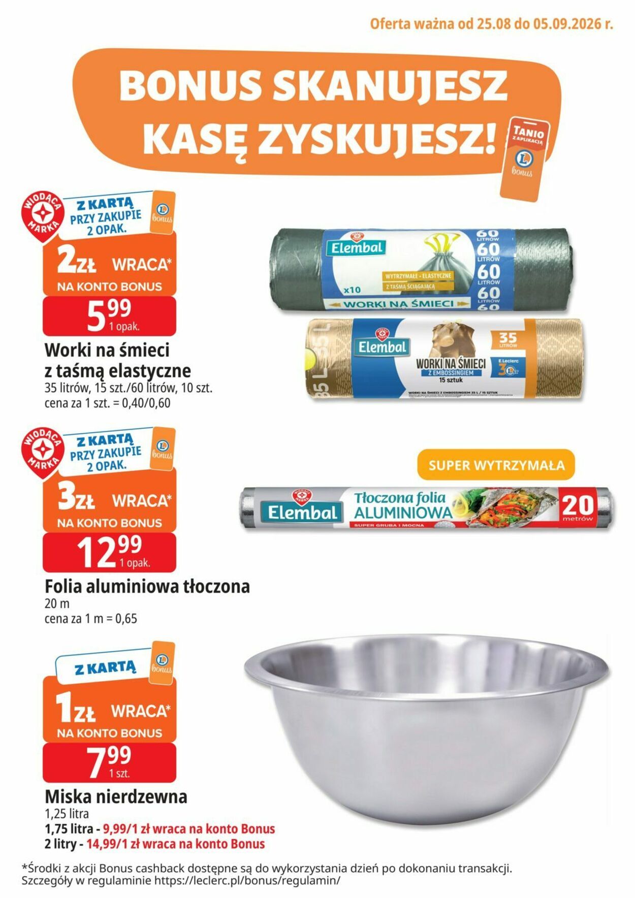 Gazetka E. Leclerc 26.08.2026 - 03.09.2026