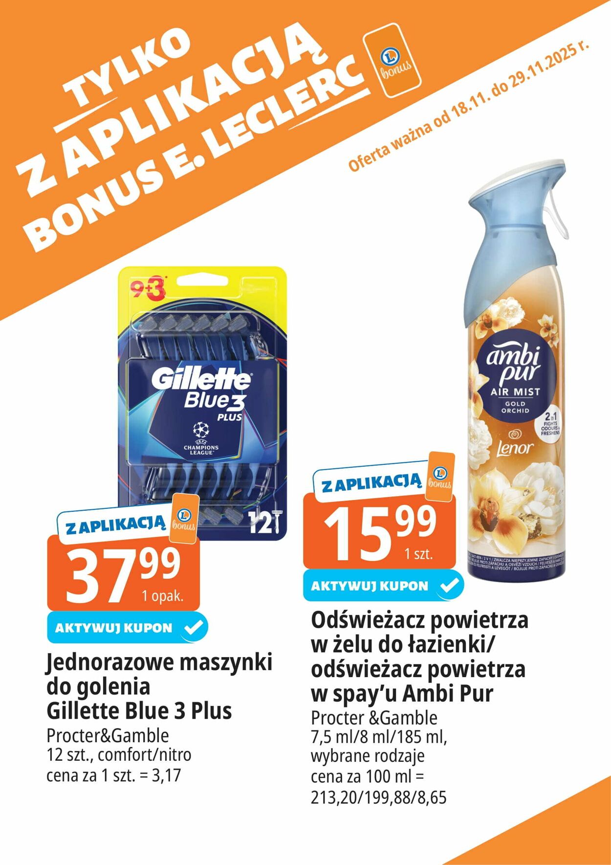 Gazetka E. Leclerc 18.11.2025 - 29.11.2025