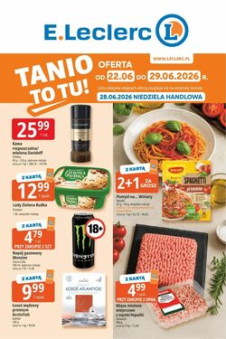 Gazetka E. Leclerc 22.06.2026 - 30.06.2026