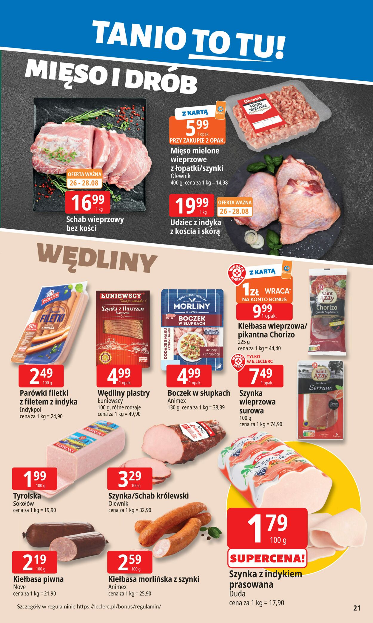 Gazetka E. Leclerc 25.08.2025 - 01.09.2025