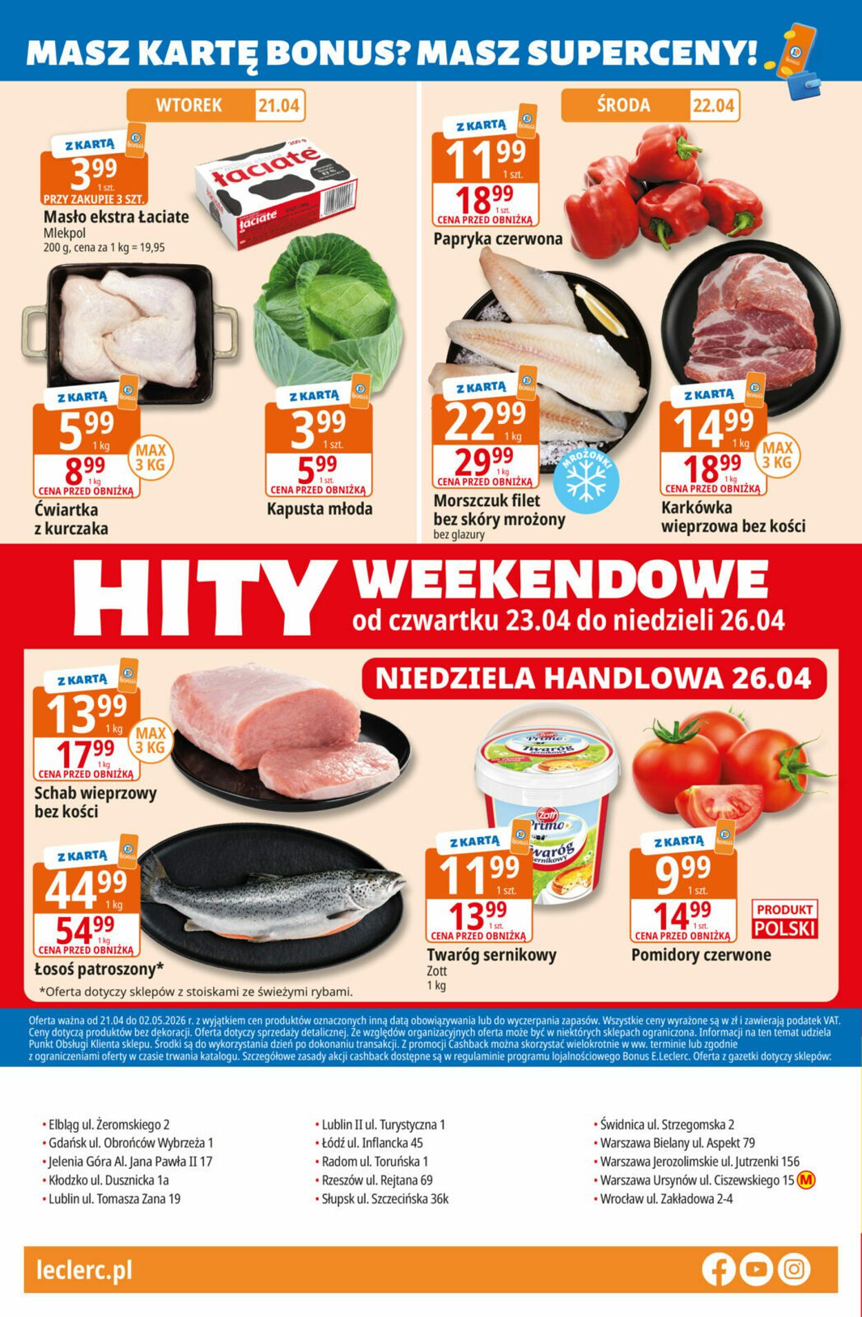 Gazetka E. Leclerc 20.04.2026 - 28.04.2026