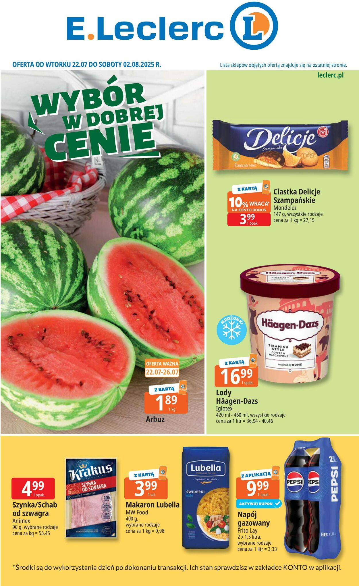 Gazetka E. Leclerc 22.07.2025 - 02.08.2025