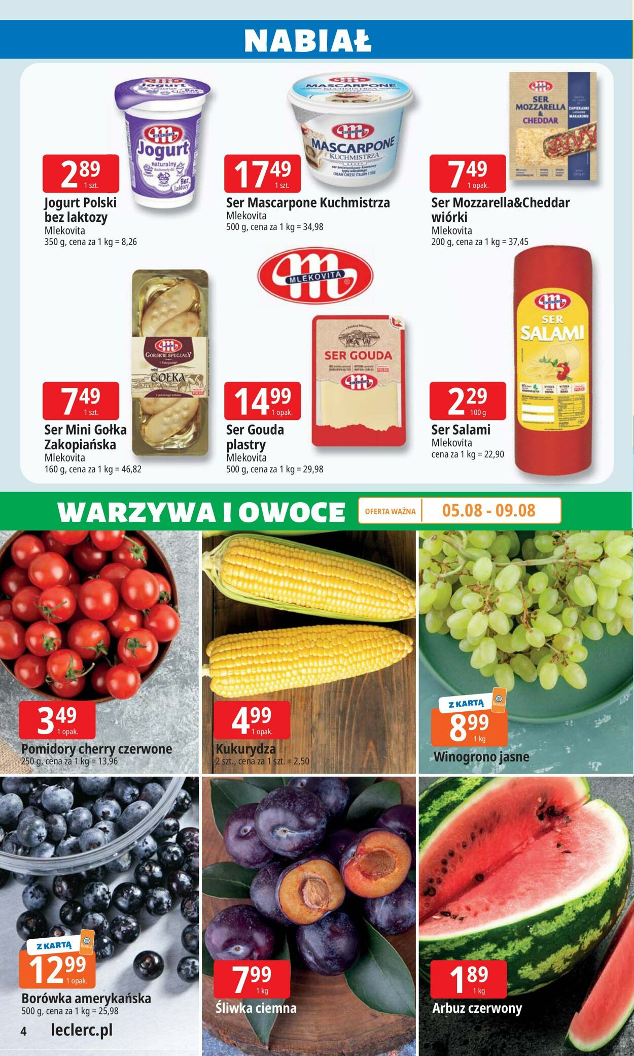 Gazetka E. Leclerc 05.08.2025 - 16.08.2025