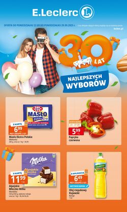 Gazetka E. Leclerc 22.09.2025 - 29.09.2025