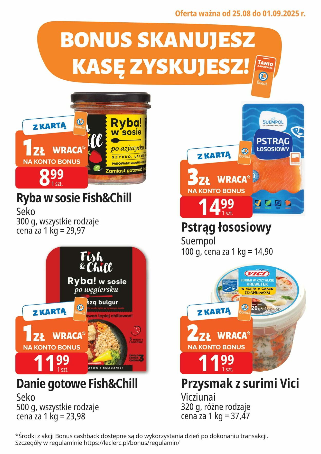 Gazetka E. Leclerc 25.08.2025 - 01.09.2025
