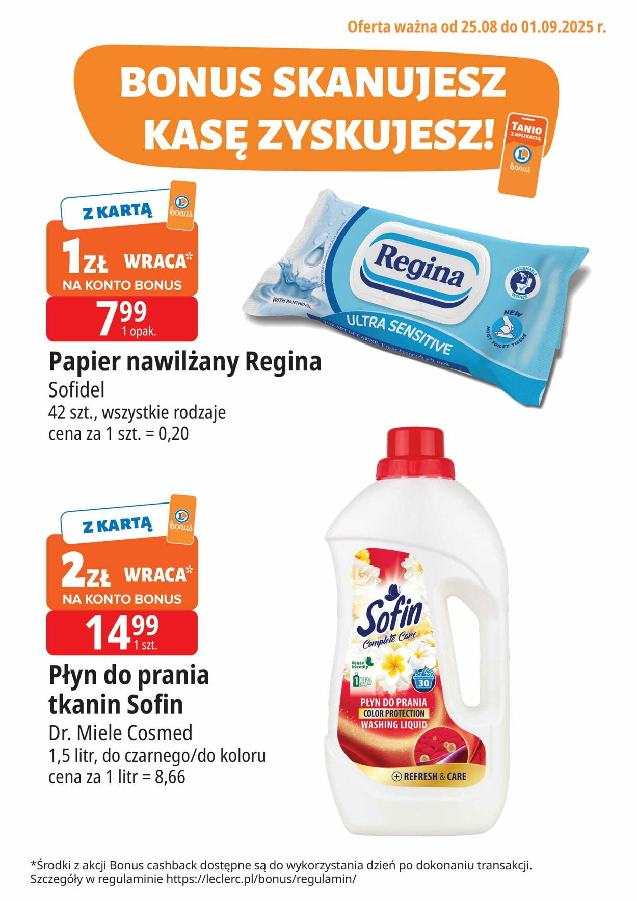 Gazetka E. Leclerc 25.08.2025 - 01.09.2025
